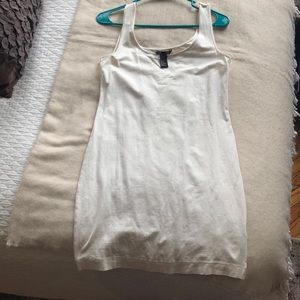 Basic H&M off white dress